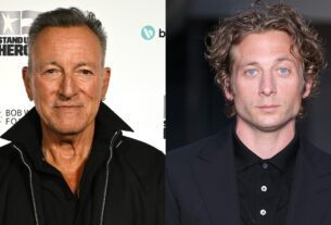 Bruce Springsteen and Jeremy Allen White