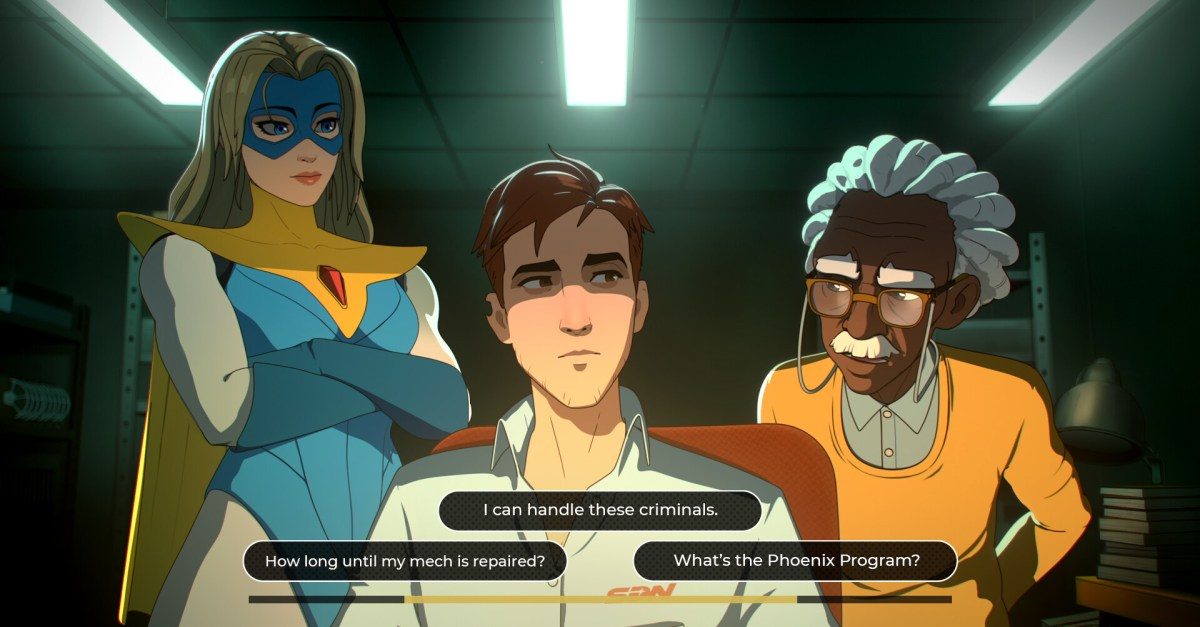 Dispatch oferece algo novo para videogames de super -heróis: trabalho de trabalho envolvente