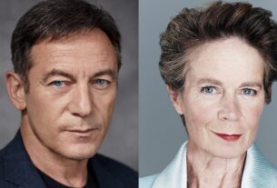Jason Isaacs e Celia Imrie para receber o prêmio de Ícone de Raindance