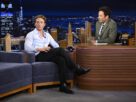 Jeremy Allen White during an interview with host Jimmy Fallon on Thursday's 'Tonight Show.'