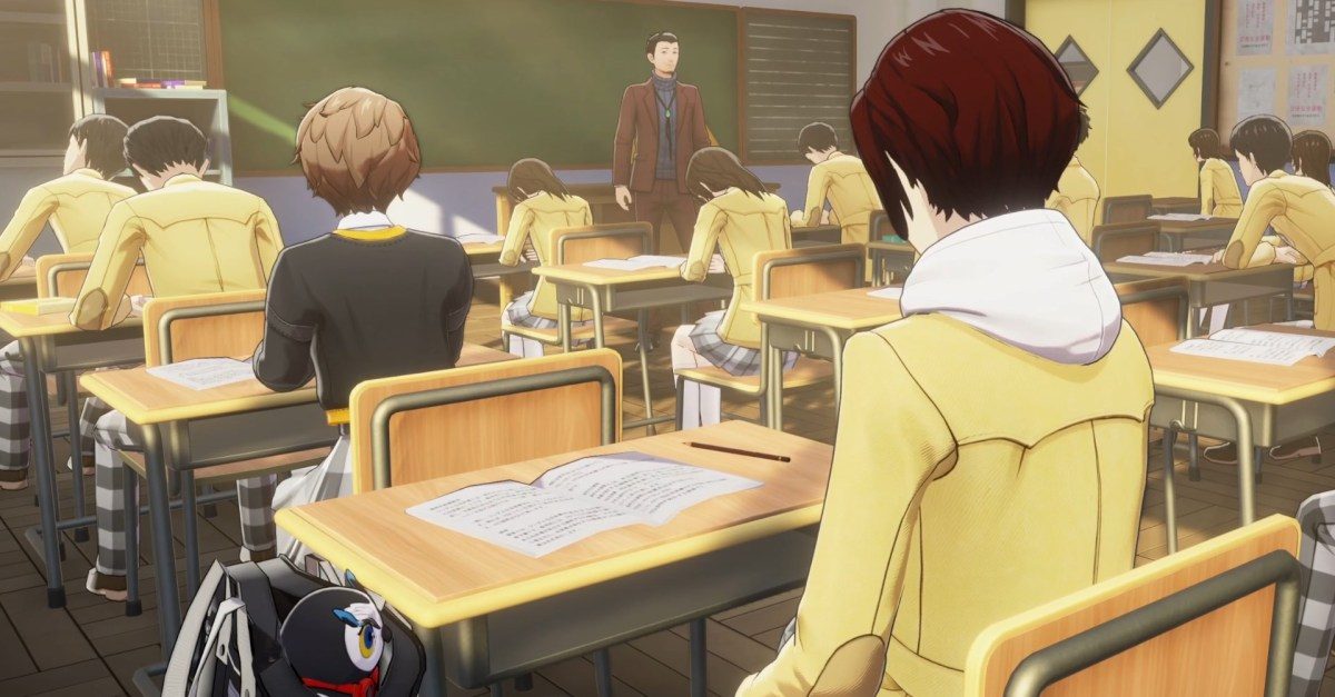 Persona 5 O Phantom x Respostas e perguntas da sala de aula