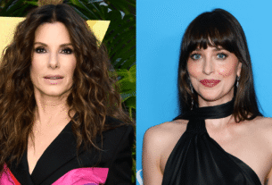 Sandra Bullock and Dakota Johnson