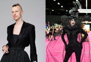 Ethan Mundt aka Utica Queen in Project Runway press, Dragcon LA