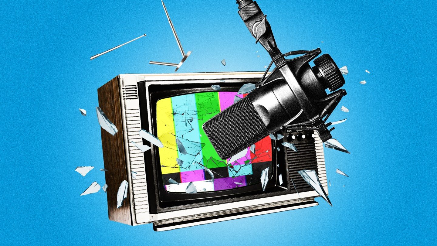À medida que a TV entra em colapso, os incêndios digitais estão subitamente em demanda