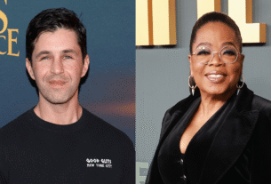 Josh Peck and Oprah Winfrey