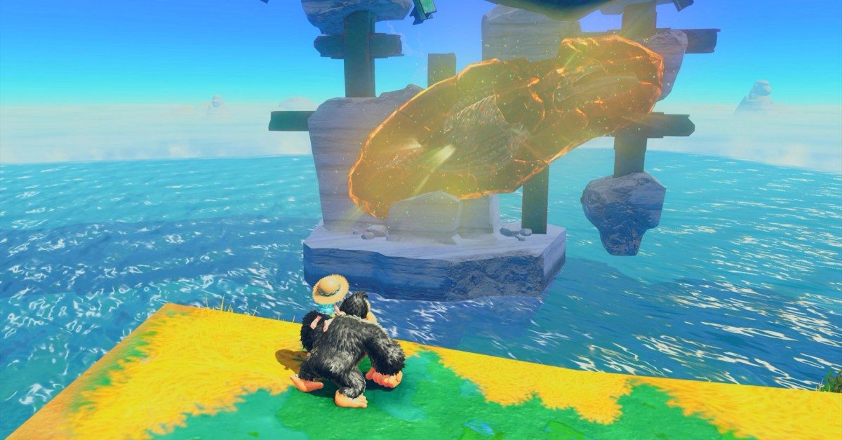 Locais fósseis da camada de lagoa em Donkey Kong Bananza