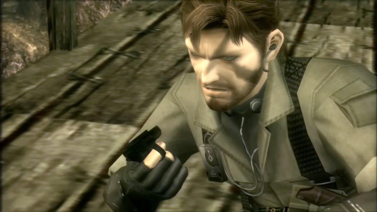 Metal Gear Solid 3 Durts para jogar sem sensibilidade à pressão