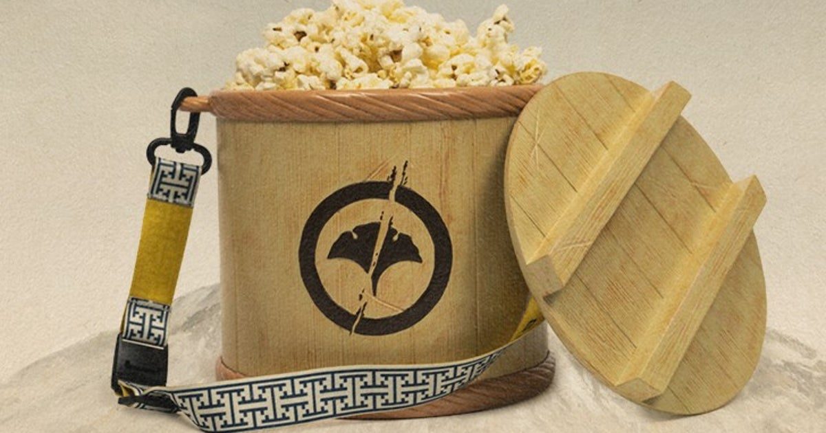 O Ghost of Yōtei Popcorn Bucket se mostra bizarramente popular, vende em poucas horas