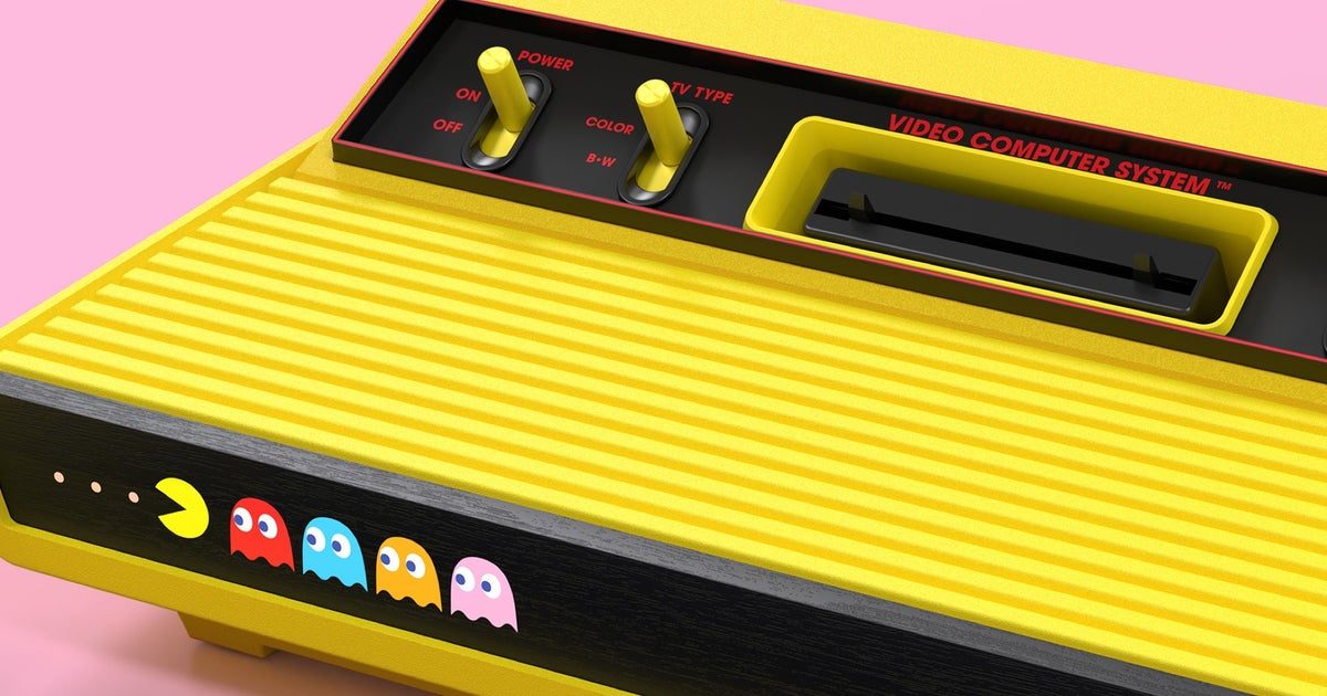 O relançamento clássico de console 2600 da Atari está recebendo uma edição agressivamente amarela do Pac-Man