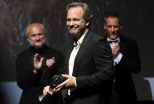 Peter Sarsgaard at the 2025 Karlovy Vary International Film Festival opening ceremony