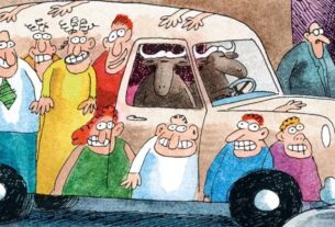 10 quadrinhos do início do lado do lado que mostram como a arte de Gary Larson evoluiu
