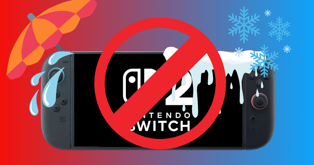 A Nintendo adverte os jogadores japoneses a não jogar Switch 2 em temperaturas extremas