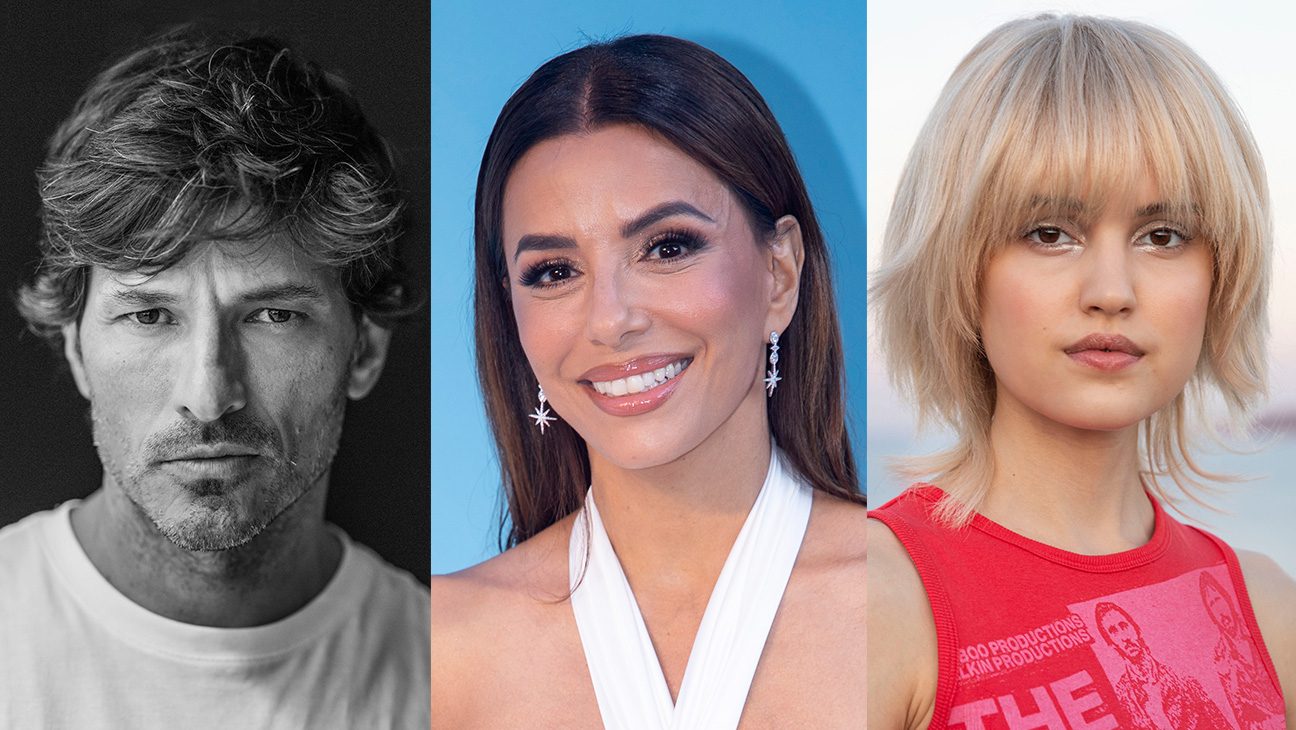 Andrés Velencoso, Eva Longoria and Chloé Sweetlove