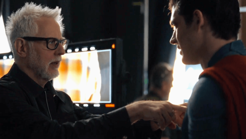 James Gunn publica o debate no set-set com David Corenswet