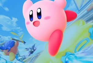 Kirby Air Riders é um ataque ardente aos sentidos onde você bloqueia, a mágica corta - prática