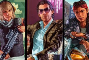 GTA Online characters appear in official art.
