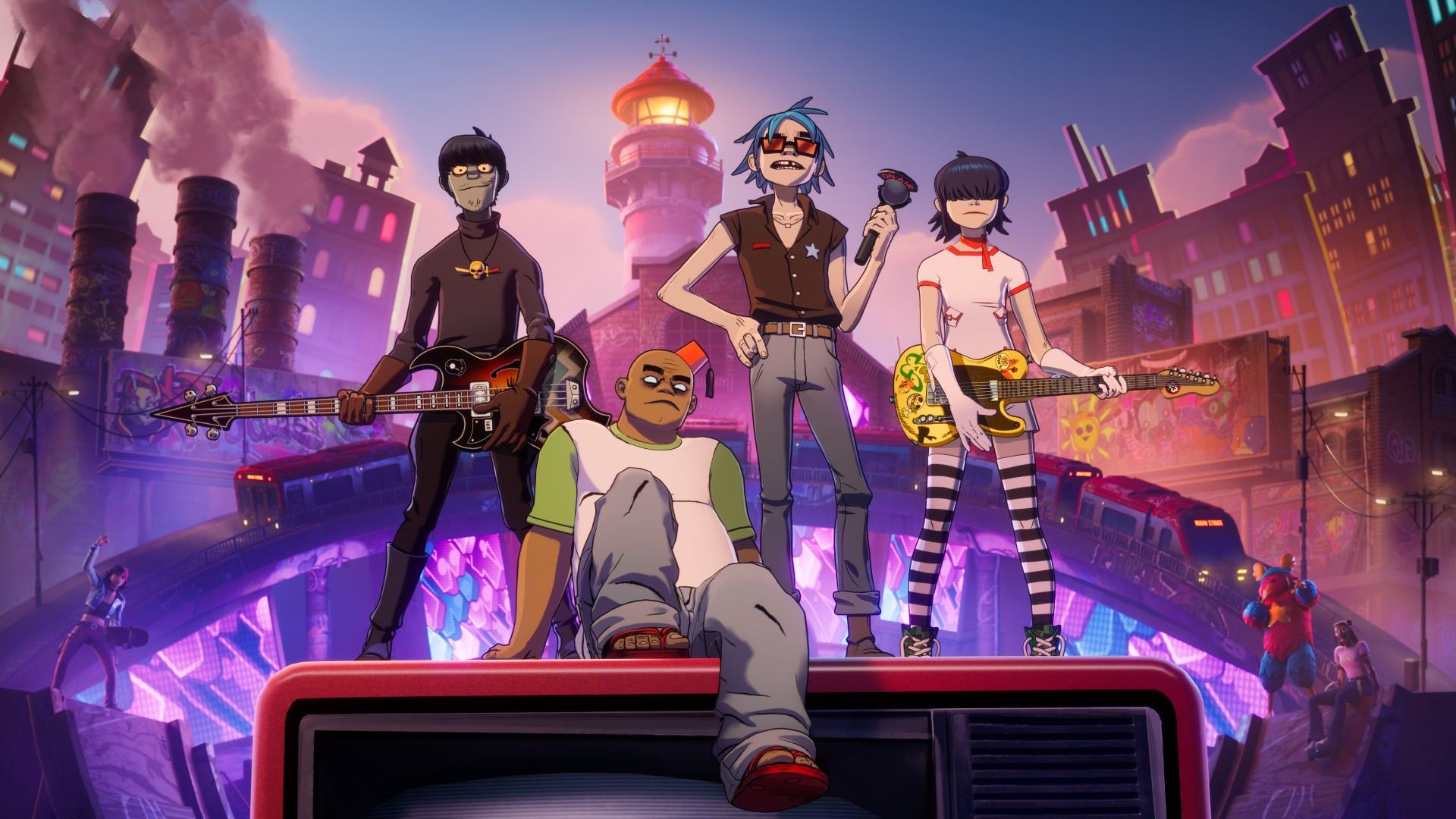 O Gorillaz está chegando ao Fortnite