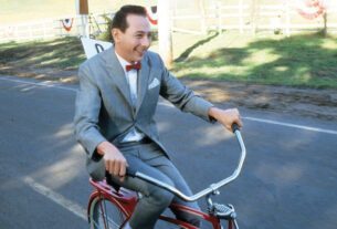 Paul Reubens in Pee-wee’s Big Adventure. Before he died in 2023 after a private cancer battle, he executive produced the two-part documentary Pee-wee as Himself, now nominated for five Emmys.