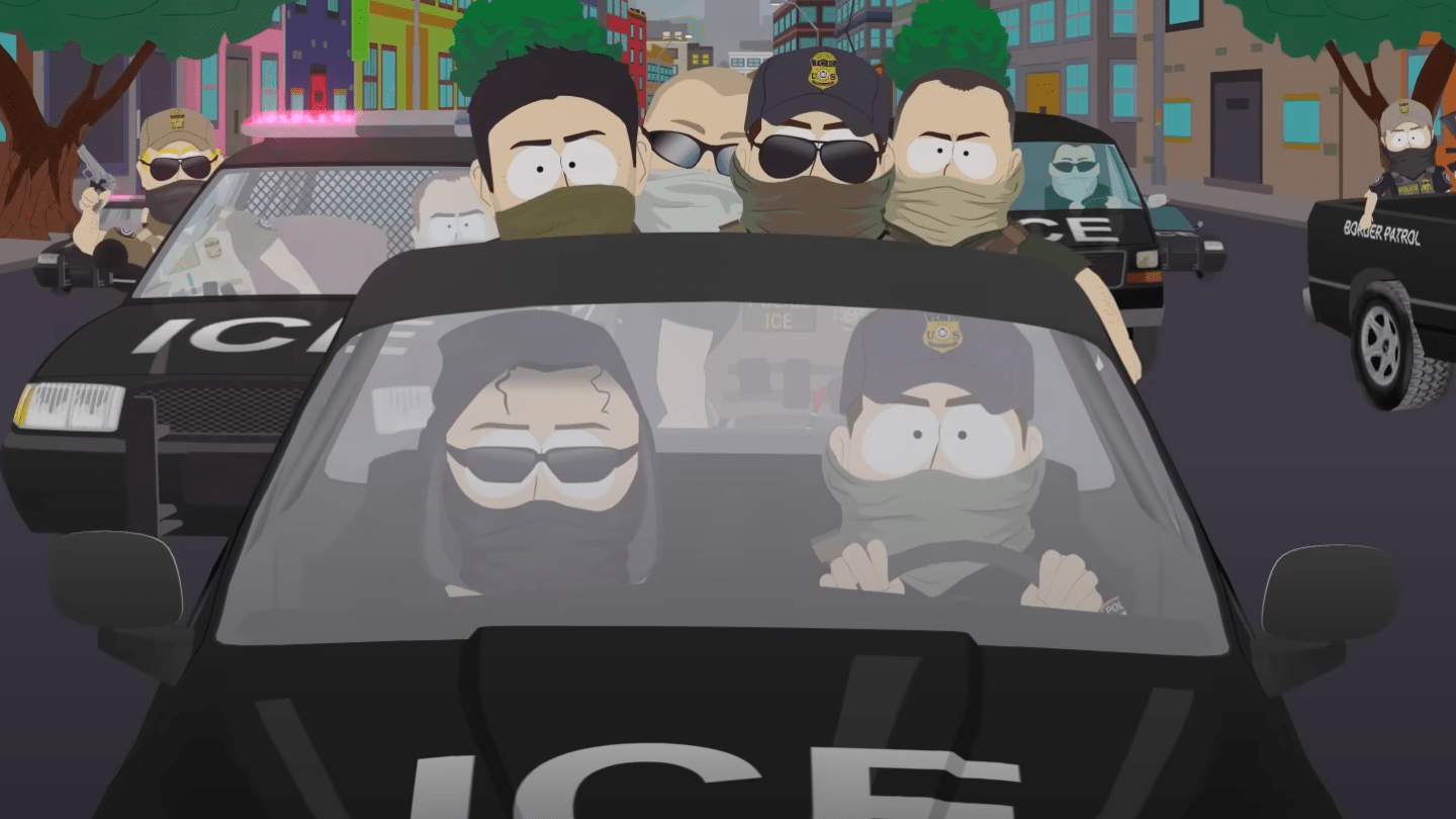 'South Park' retrata Kristi Noem como um vilão de gelo que tira filhote