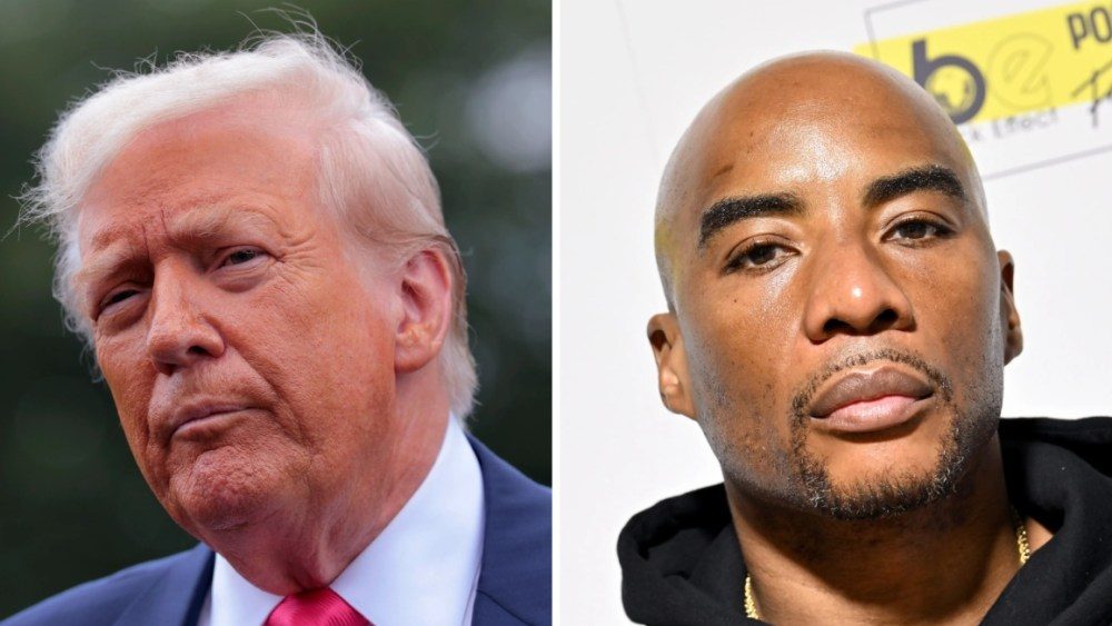 Trump bate Charlamagne Tha Deus como 'Sleazebag' para a entrevista da Fox News
