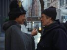 Greta Lee and Willem Dafoe in Late Fame