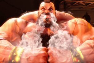 Zangief blows off steam.