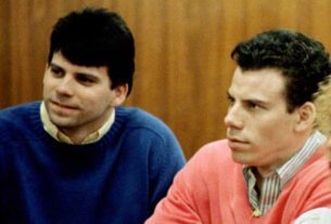Lyle and Erik Menendez during a 1992 court appearance in Los Angeles.
