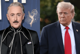 Alan Cumming and Donald Trump