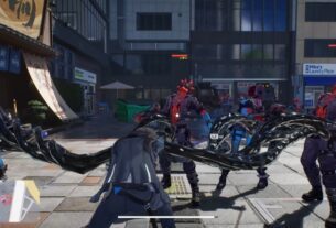 An anime character uses Venom powers.