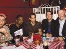 From left: Adam Sandler, Chris Rock, Ben Stiller, Jim Carrey and Dan Tana shared a booth at Dan Tana’s after the comedians participated in the America: A Tribute to Heroes telethon in September 2001.