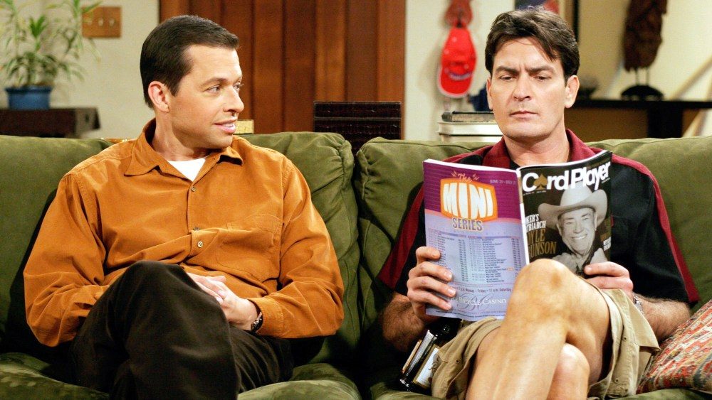 Eu tenho um terço do pagamento de Charlie Sheen em 'dois homens e meio'