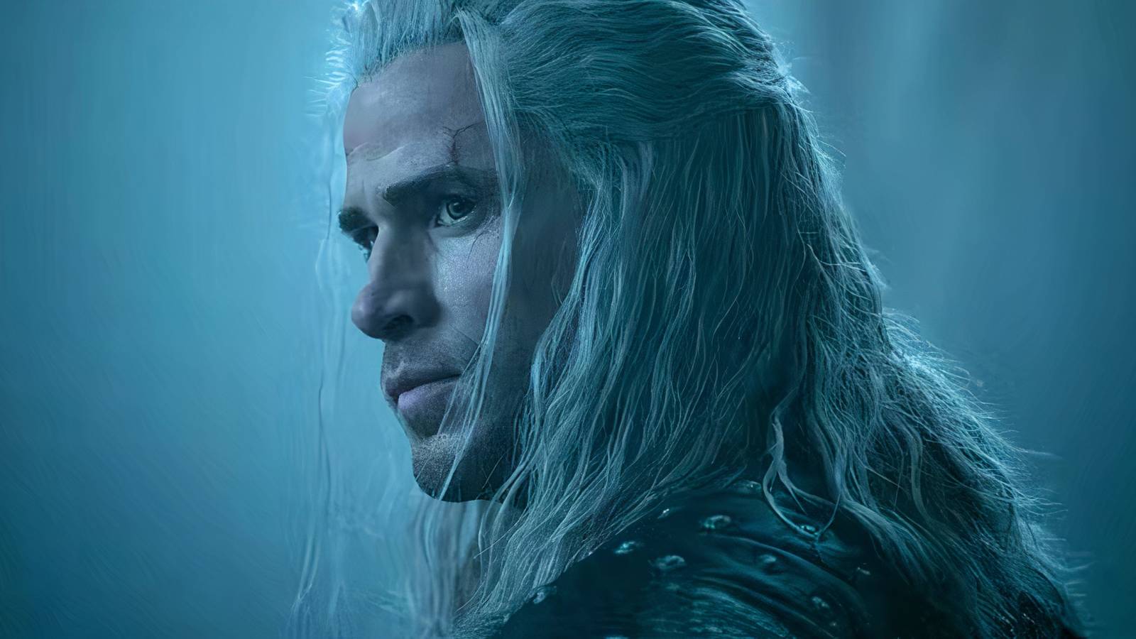 Liam Hemsworth como Geralt em ação