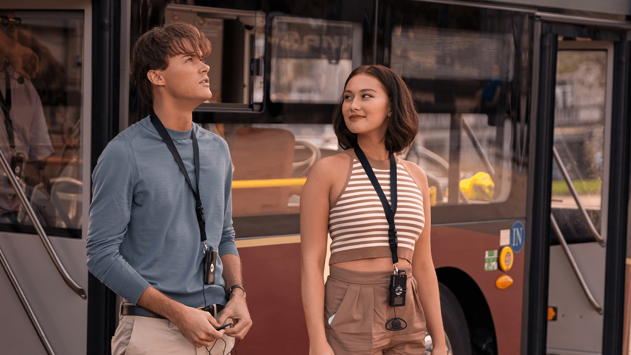 Lola Tung and Christopher Briney in 'The Summer I Turned Pretty' season 3.