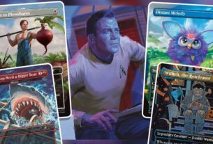Kirk looks at MTG Secret Lair drops in shock.