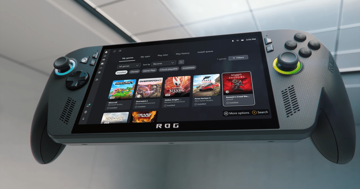 O novo corredor de mão do Xbox agora disponível para encomendar, mas é mais caro do que um console doméstico
