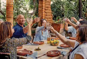 Dwayne Johnson toasts with Teremana.