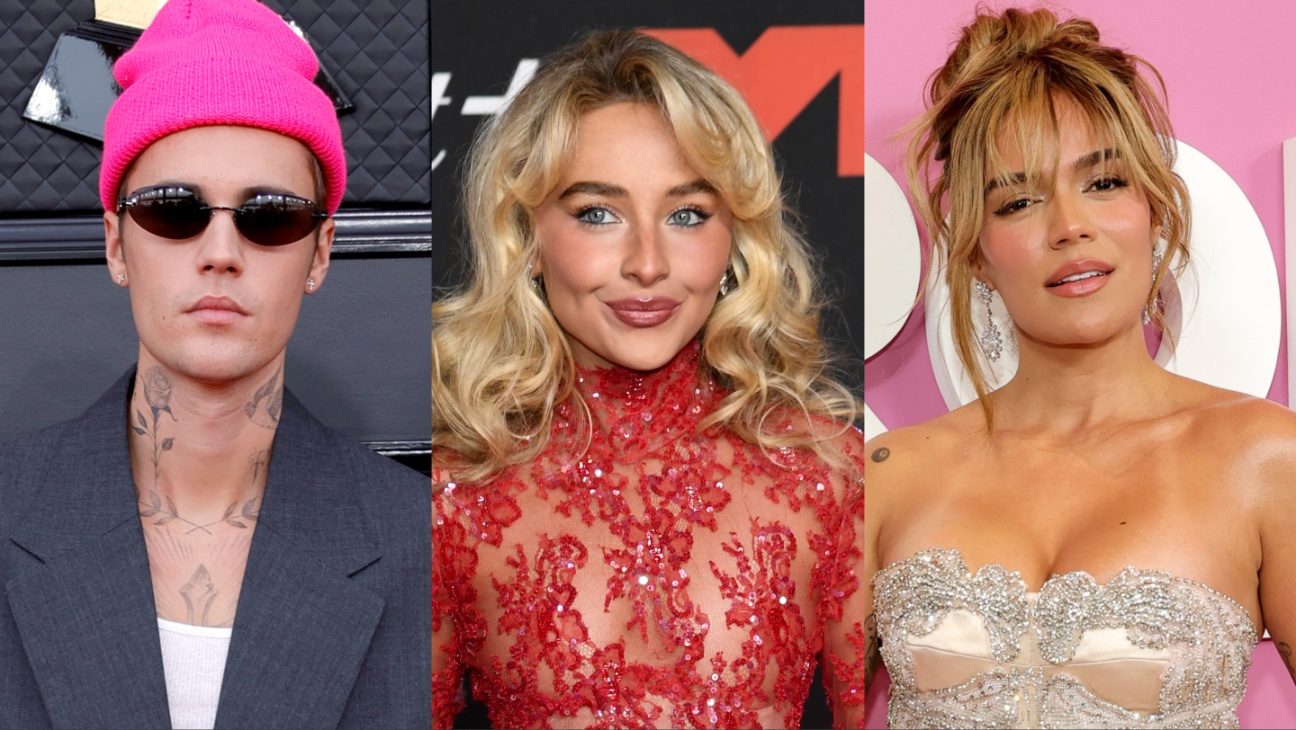Justin Bieber, Sabrina Carpenter, Karol G