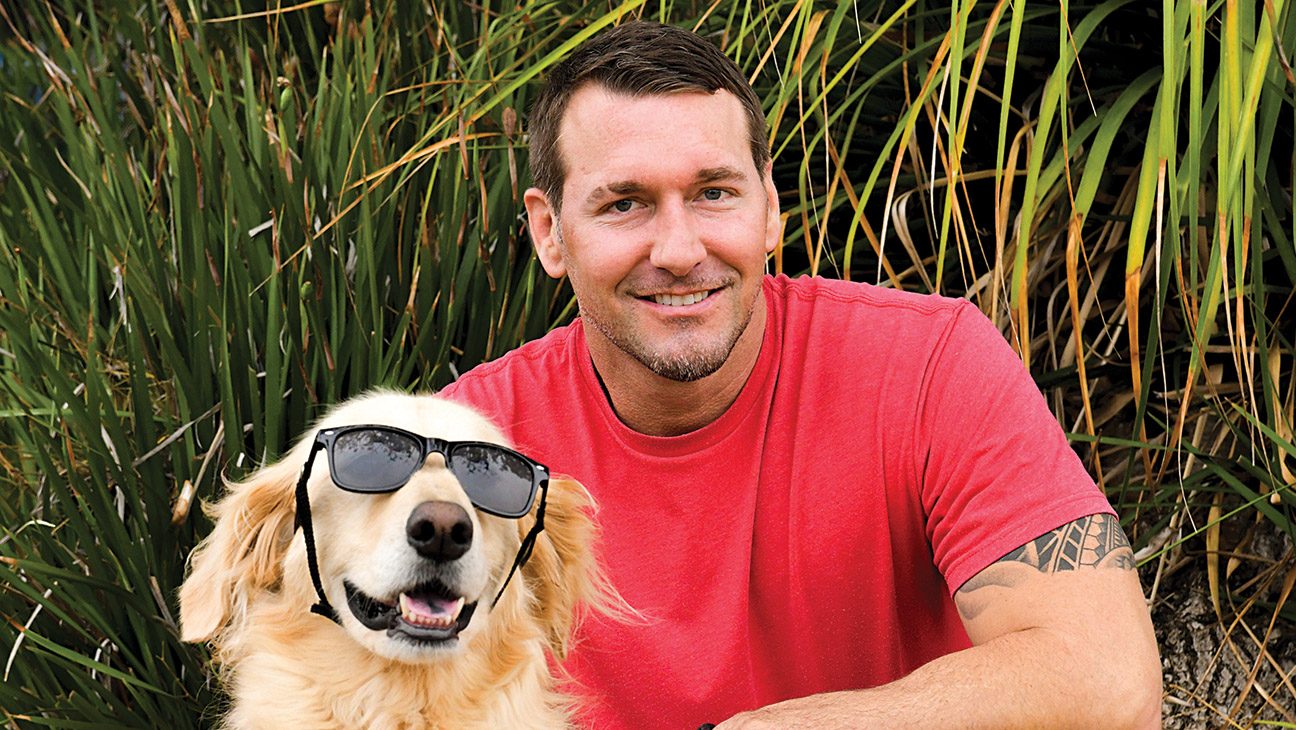 Brandon McMillan with Surfin’ Jack in 2020