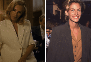 Depois da Caçada Figurinista de Julia Roberts Suiting Inspiration