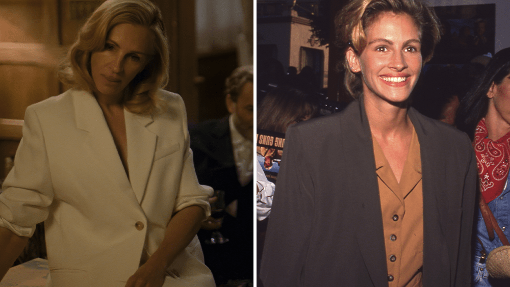 Depois da Caçada Figurinista de Julia Roberts Suiting Inspiration