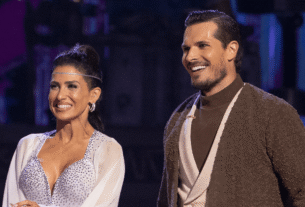 Hilaria Baldwin and Gleb Savchenko on 'Dancing With the Stars.'