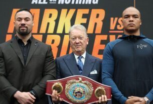 Joseph Parker x Fabio Wardley: transmissão ao vivo de boxe PPV online