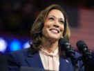 Democratic presidential candidate, U.S. Vice President Kamala Harris speaks during a campaign rally with Democratic vice presidential candidate Minnesota Gov. Tim Walz at the Liacouras Center at Temple University on August 6, 2024 in Philadelphia, Pennsylvania.