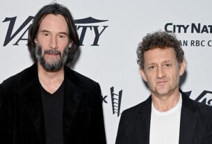 NEW YORK, NEW YORK - OCTOBER 06: (L-R) Keanu Reeves and Alex Winter attend Variety The Business Of Broadway Presented By City National Bank at Second on October 06, 2025 in New York City. (Photo by Bryan Bedder/Variety via Getty Images)