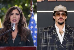 Kristi Noem and Bad Bunny
