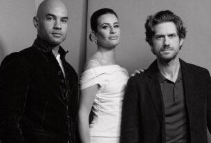 Lea Michele, Keanu Reeves e Ethan Slater no Variety's Broadway Breakfast
