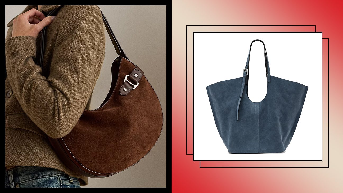 Loeffler Randall Woven Tmoro Suede Laith Top Handle Bag
