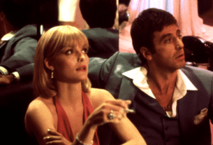 Michelle Pfeiffer and Al Pacino in 1983's 'Scarface.'