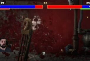 Morgan coughs on an opponent.