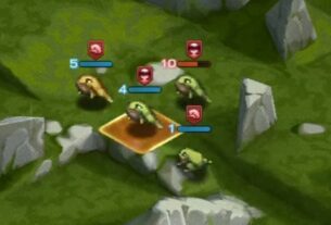 Frogs fight on the battlefield.